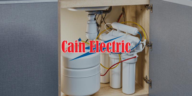 Contact Cain Electric for your home water filter installation today!