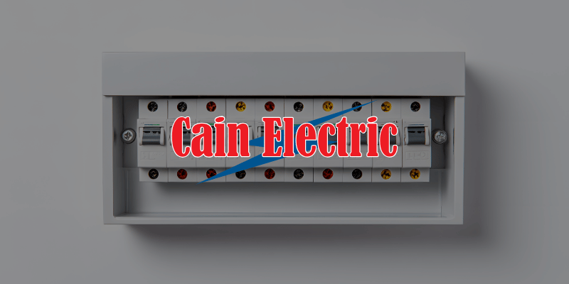 electrical breaker panel in a closet